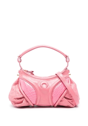 Marine Serre mini Futura tote bag - Pink