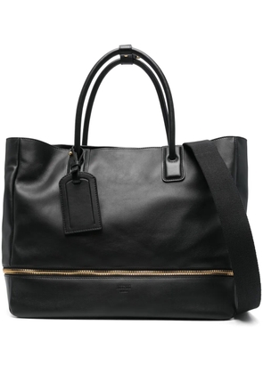 Moschino leather tote bag - Black