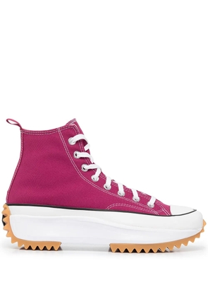 Converse RUN STAR HIKE HIGH 'MIDNIGHT HIBISCUS' - Pink