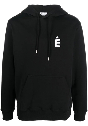 Études Studio Klein logo-patch hoodie - Black