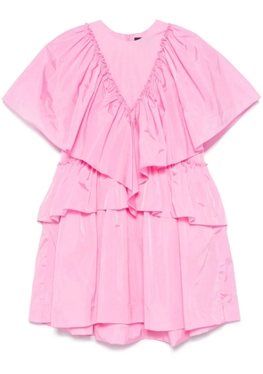 Simone Rocha ruffle-detailed mini dress - Pink