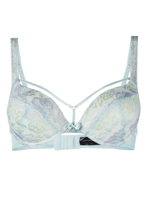 Marlies Dekkers Mariposa floral-lace push-up bra - Blue