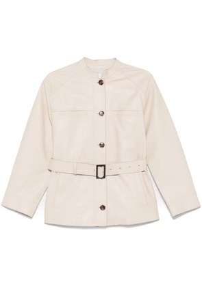 Yves Salomon leather jacket - Neutrals