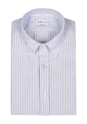 Xacus buttoned striped shirt - Blue