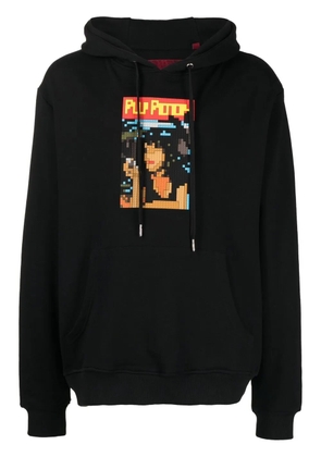 Mostly Heard Rarely Seen 8-Bit Pulp Fiction long-sleeve hoodie - Black