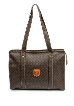 Celine Pre-Owned large Macadam tote bag - Brown