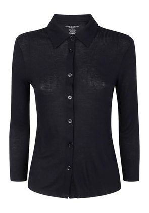 Majestic Filatures ribbed-knit shirt - Black