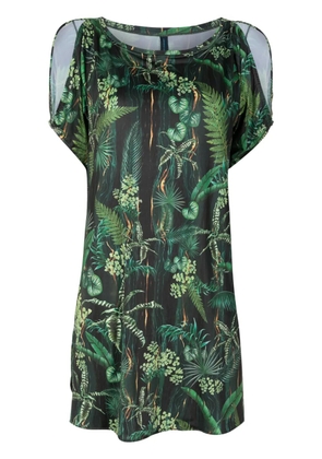 Lygia & Nanny Allat leaf-print tunic - Green
