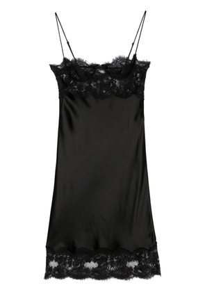 Saint Laurent Kleid slip dress - Black