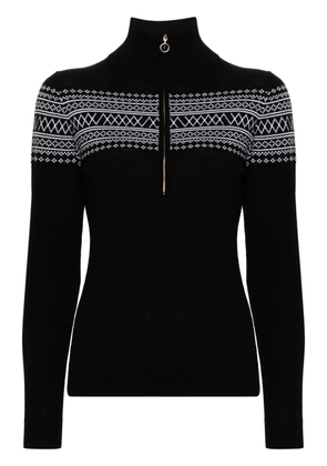 We Norwegians zip-up sweater - Black