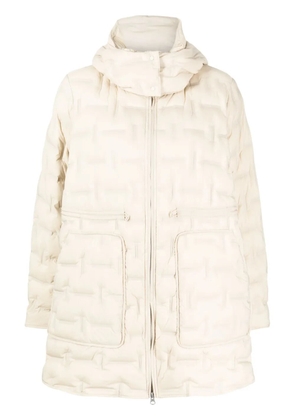 JNBY hooded padded coat - Neutrals