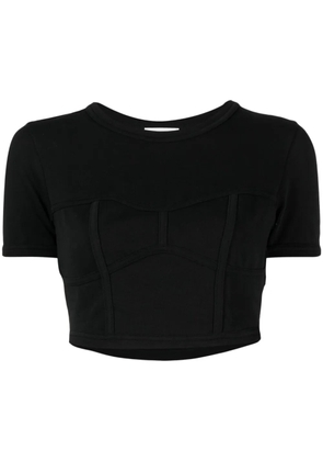 A.L.C. Wren round-neck cropped T-shirt - Black