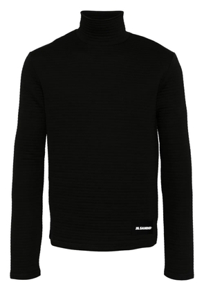 Jil Sander padded sweatshirt - Black