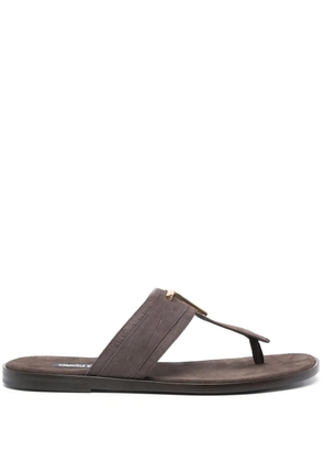 TOM FORD Brighton suede sandals - Brown