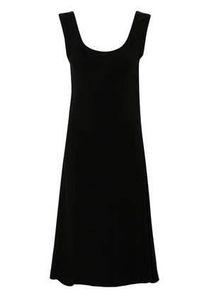 Jil Sander scoop-neck midi dress - Black