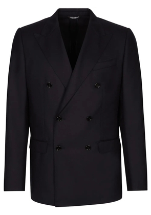 Dolce & Gabbana double-breasted wool jacket - Blue