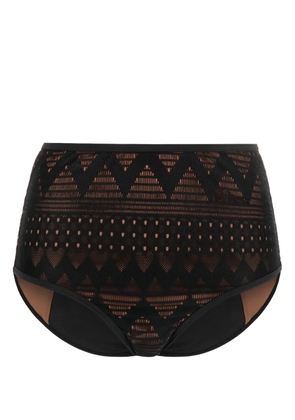 Marlies Dekkers Dolce Vita crochet-panel bikini bottoms - Black