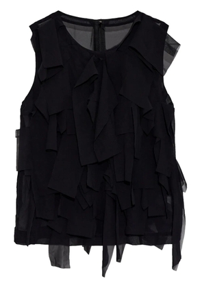 Comme Des Garçons Comme Des Garçons panelled top - Black
