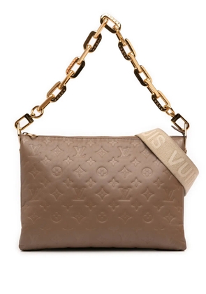 Louis Vuitton Pre-Owned 2021-2025 Monogram Embossed Puffy Lambskin Coussin MM satchel - Brown