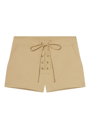 A.L.C. lace-up pocket shorts - Neutrals