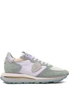 Philippe Model Paris Tropez Haute suede-panelling sneakers - Blue