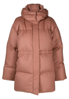 JOSEPH Dorset padded-design coat - Brown