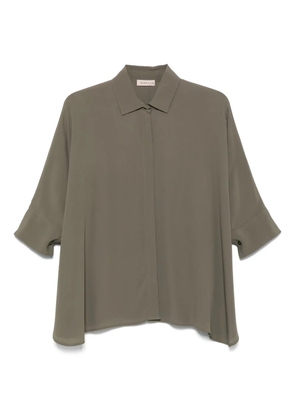 Blanca Vita batwing-sleeves shirt - Green