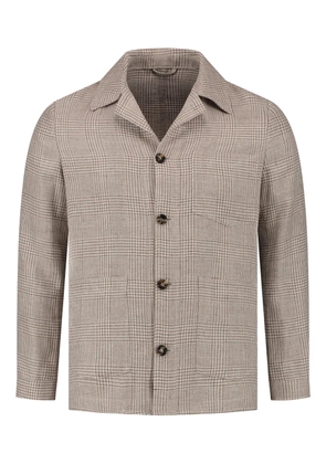Luigi Borrelli houndstooth blazer - Neutrals