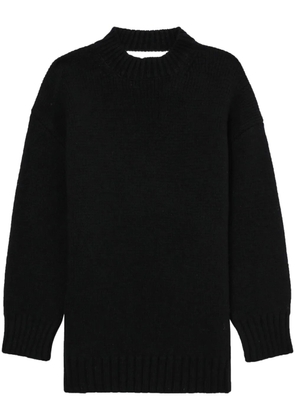 We11done cut-out knitted knitted dress - Black