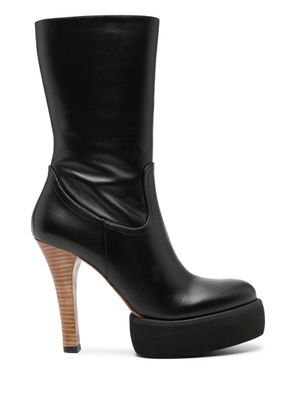 Paloma Barceló Hella 125mm leather boots - Black