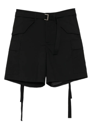 sacai suiting shorts - Black