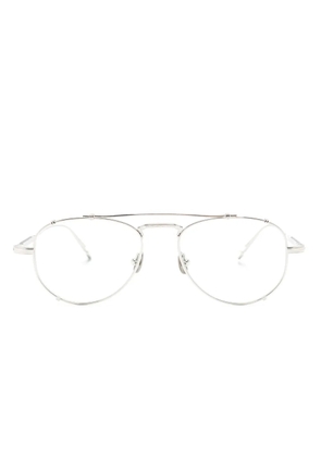 Matsuda M3142 geometric-frame glasses - Silver
