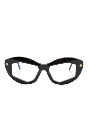 Kuboraum P16 cat-eye frame glasses - Black