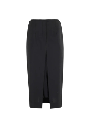 Semicouture Felicienne split midi skirt - Black