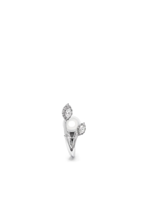 Yeprem 18kt white gold Whisper diamond ear cuff - Silver