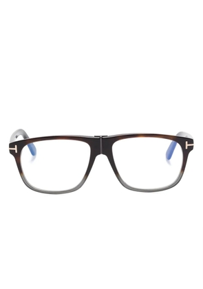 TOM FORD Eyewear square-frame glasses - Brown