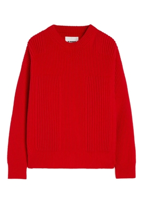 Jil Sander wool sweater - Red