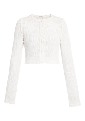 ERDEM long-sleeved cardigan - White