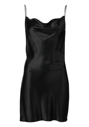 Fleur Du Mal cowl-neck slip dress - Black