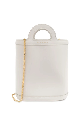 Marni mini Tropicalia bucket bag - White