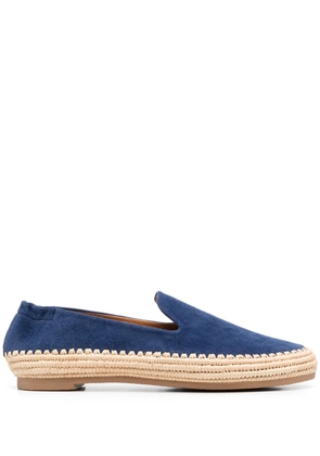 Clergerie calf-suede slippers - Blue