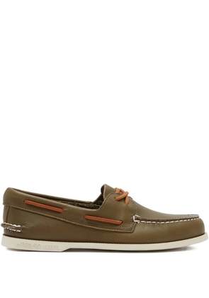 Sperry Top-Sider leather boat shoes - Green