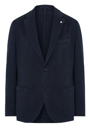 LUIGI BIANCHI MANTOVA single-breasted blazer - Blue