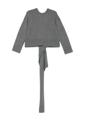 Simkhai scarf-detail sweater - Grey