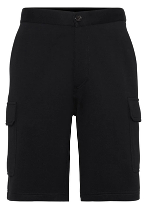 Brunello Cucinelli terry Bermuda shorts - Black