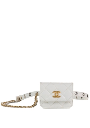 CHANEL Pre-Owned 2021 Punk Chain belt bag - White
