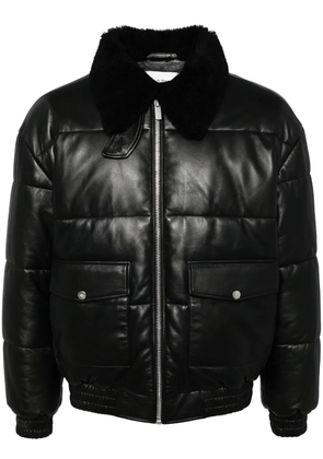 Drôle De Monsieur Le Blouson leather jacket - Black