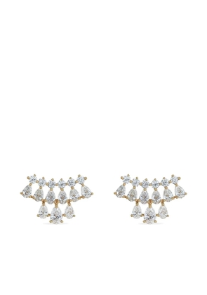 Anita Ko 18K yellow gold Daphne diamond earrings