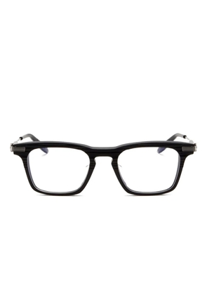 Akoni rectangle-frame glasses - Black