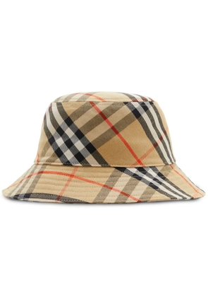Burberry Vintage Check-pattern bucket hat - Neutrals
